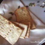 Crackers al kamut e semi di zucca