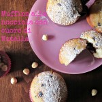Muffins alla nocciola con cuore di Nutella