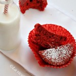 Red velvet muffin