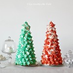 Christmas meringue tree
