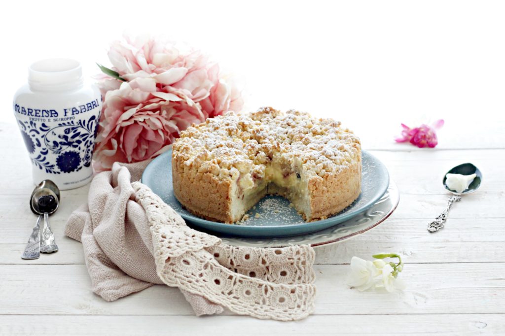 Torta Sbriciolata Crema E Amarene La Ricetta Che Vale