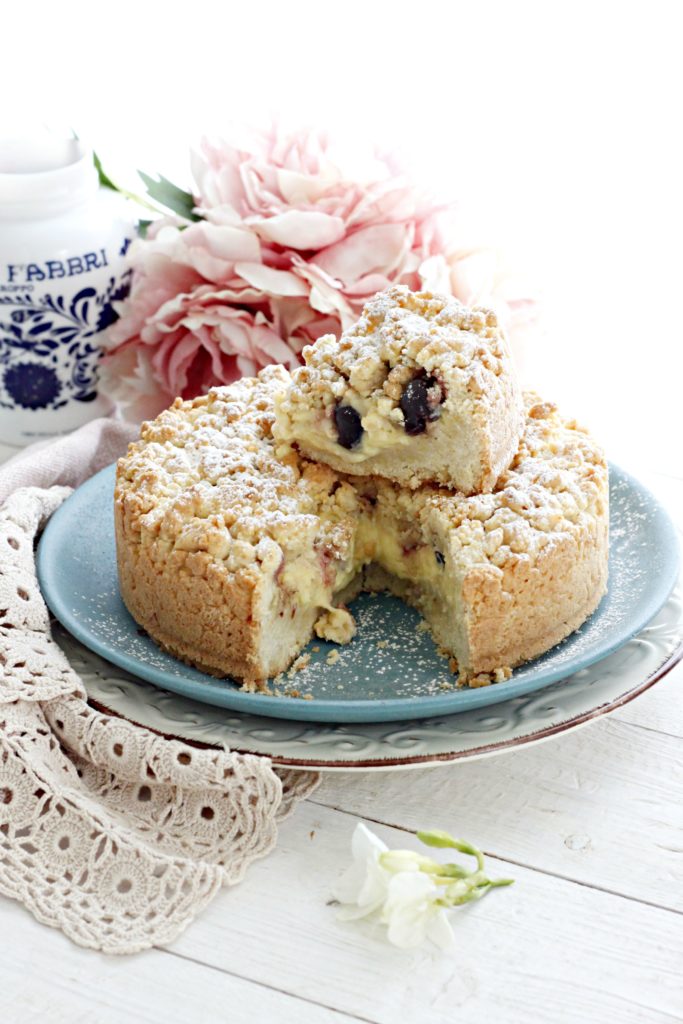 Torta Sbriciolata Crema E Amarene La Ricetta Che Vale