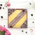 Crostata viola crema pasticciera e frutti di bosco